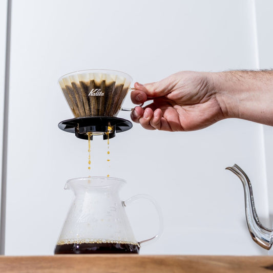 Kalita Wave Glass Coffee Dripper 185 - WARES - Specialty Coffee, Teas, and Syrups, Air - Roasted in Rockwall, Texas by Legendary Aviation Coffee Company