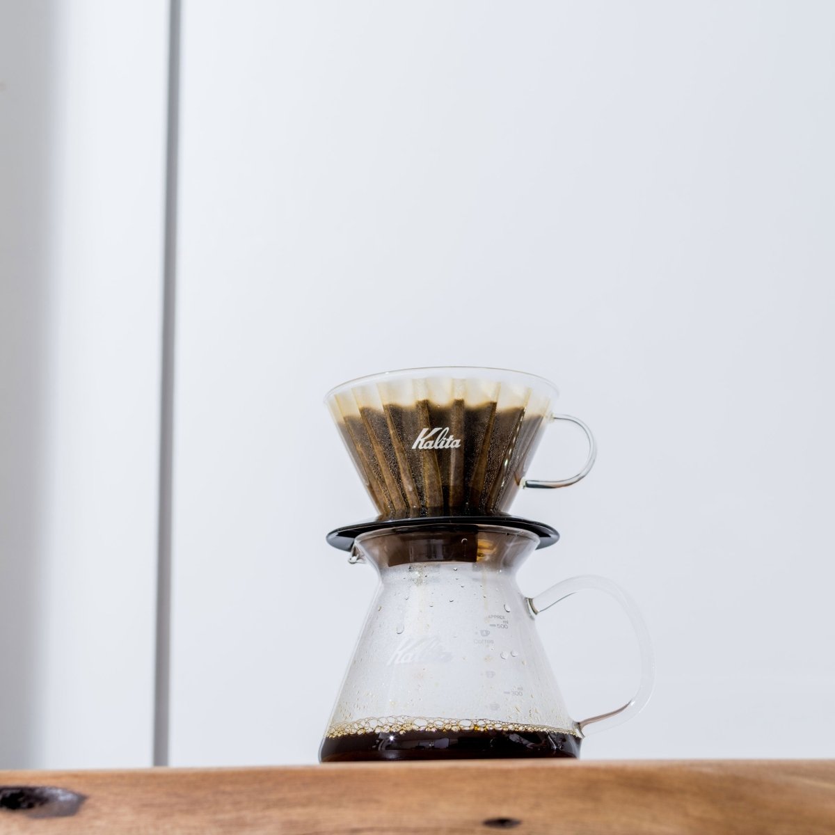 Kalita Wave Glass Coffee Dripper 185 - WARES - Specialty Coffee, Teas, and Syrups, Air - Roasted in Rockwall, Texas by Legendary Aviation Coffee Company