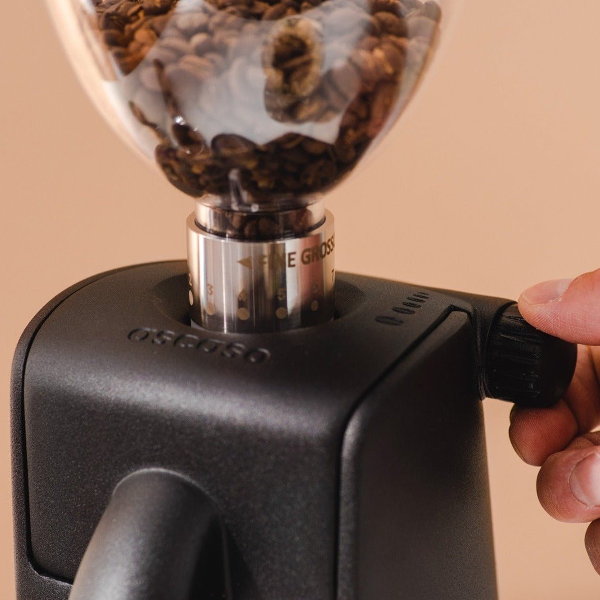 Ascaso i - mini Flat Burr Home Coffee Grinder, 54MM - Black - EQUIPMENT - Specialty Coffee, Teas, and Syrups, Air - Roasted in Rockwall, Texas by Legendary Aviation Coffee Company
