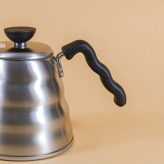 Hario Buono V60 Drip Kettle 1.2L - Silver - WARES - Specialty Coffee, Teas, and Syrups, Air - Roasted in Rockwall, Texas by Legendary Aviation Coffee Company