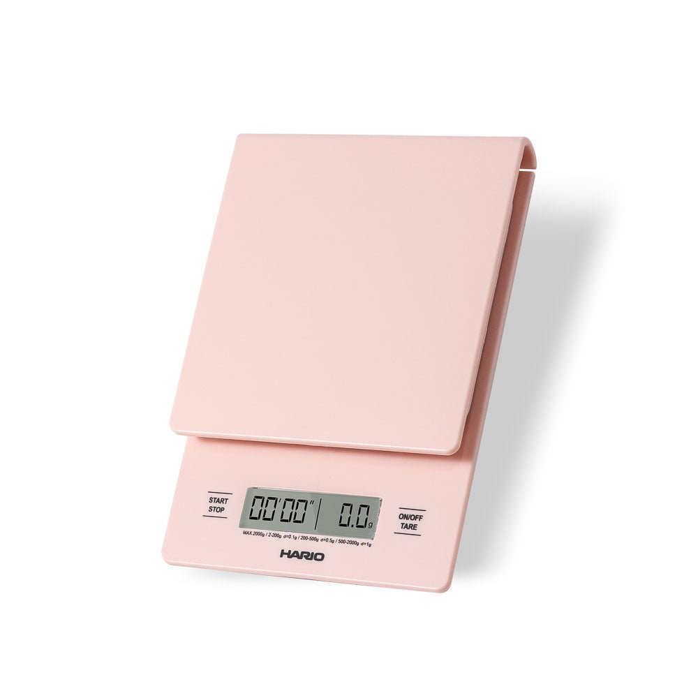 Hario V60 Drip Scale and Timer - Matte Pink - WARES - Specialty Coffee, Teas, and Syrups, Air - Roasted in Rockwall, Texas by Legendary Aviation Coffee Company