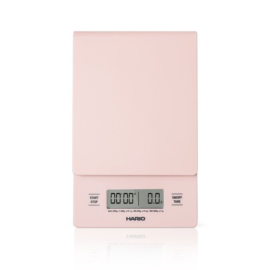 Hario V60 Drip Scale and Timer - Matte Pink - WARES - Specialty Coffee, Teas, and Syrups, Air - Roasted in Rockwall, Texas by Legendary Aviation Coffee Company