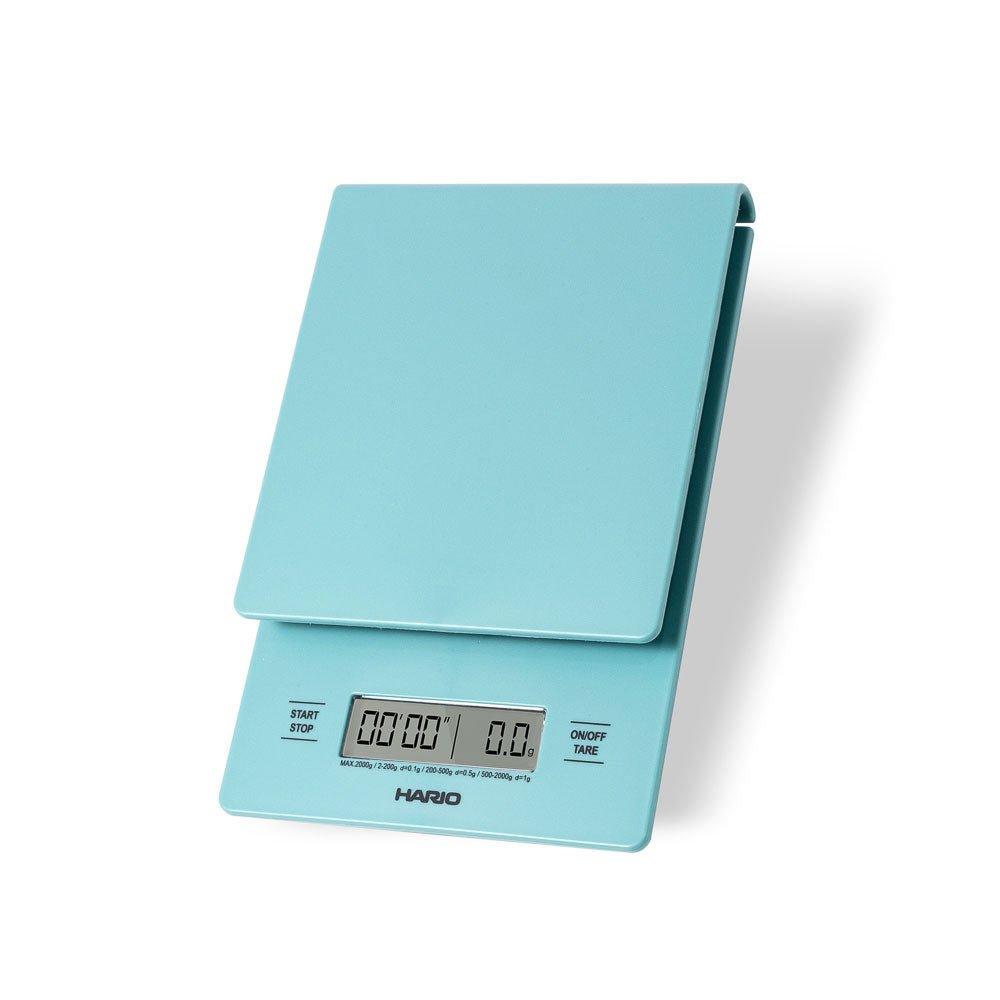 Hario V60 Drip Scale and Timer - Turquoise - WARES - Specialty Coffee, Teas, and Syrups, Air - Roasted in Rockwall, Texas by Legendary Aviation Coffee Company