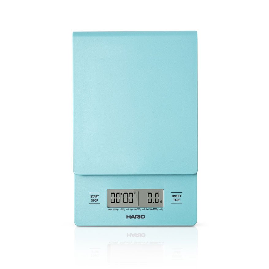 Hario V60 Drip Scale and Timer - Turquoise - WARES - Specialty Coffee, Teas, and Syrups, Air - Roasted in Rockwall, Texas by Legendary Aviation Coffee Company