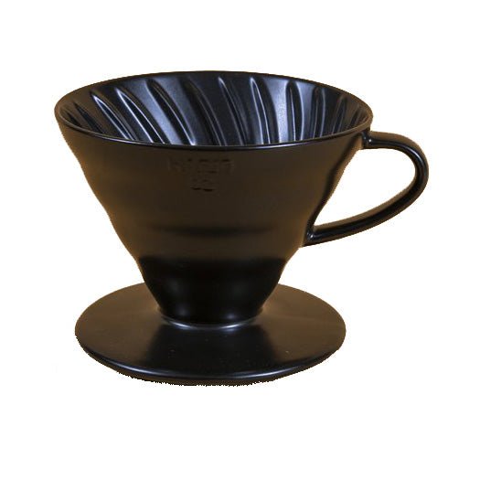 V60 Ceramic Coffee Dripper 02 - Black - WARES - Specialty Coffee, Teas, and Syrups, Air - Roasted in Rockwall, Texas by Legendary Aviation Coffee Company