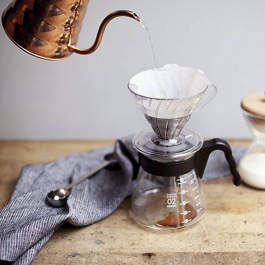 V60 Plastic Coffee Dripper 02 - Clear - WARES - Specialty Coffee, Teas, and Syrups, Air - Roasted in Rockwall, Texas by Legendary Aviation Coffee Company
