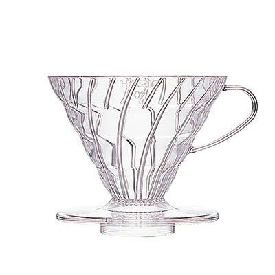 V60 Plastic Coffee Dripper 02 - Clear - WARES - Specialty Coffee, Teas, and Syrups, Air - Roasted in Rockwall, Texas by Legendary Aviation Coffee Company