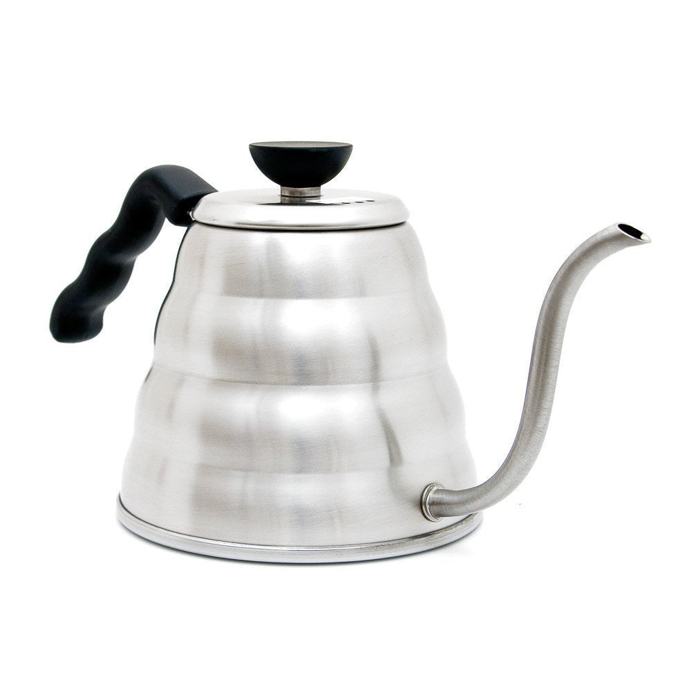 Hario Buono V60 Drip Kettle 1.2L - Silver - WARES - Specialty Coffee, Teas, and Syrups, Air - Roasted in Rockwall, Texas by Legendary Aviation Coffee Company