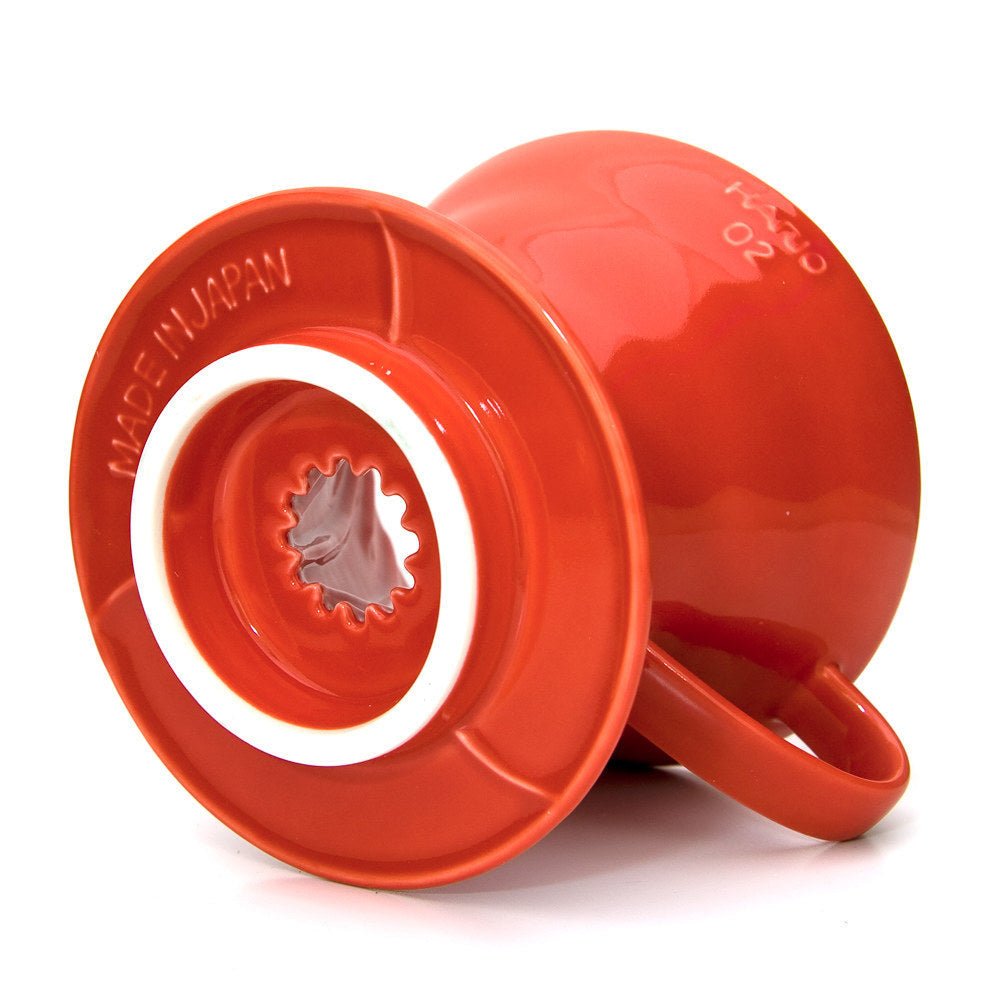 V60 Ceramic Coffee Dripper 02 - Red - WARES - Specialty Coffee, Teas, and Syrups, Air - Roasted in Rockwall, Texas by Legendary Aviation Coffee Company