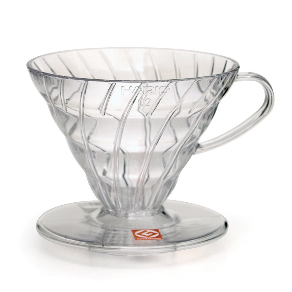 V60 Plastic Coffee Dripper 02 - Clear - WARES - Specialty Coffee, Teas, and Syrups, Air - Roasted in Rockwall, Texas by Legendary Aviation Coffee Company