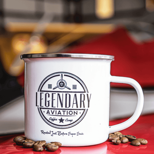Legendary Aviation Coffee Mug aka Caffeine Supplier - Mugs - Specialty Coffee, Teas, and Syrups, Air - Roasted in Rockwall, Texas by Legendary Aviation Coffee Company