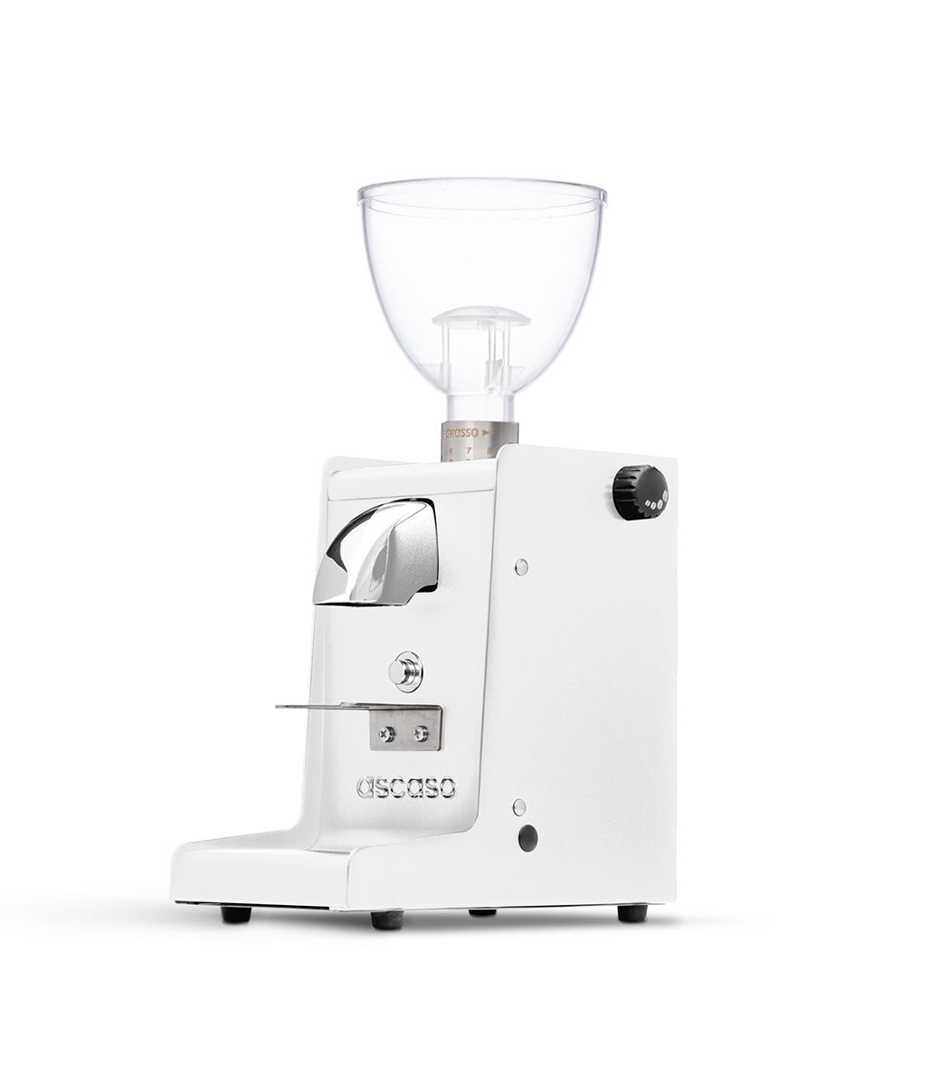 Ascaso i - STEEL Flat Burr Home Coffee Grinder, 54MM - White - EQUIPMENT - Specialty Coffee, Teas, and Syrups, Air - Roasted in Rockwall, Texas by Legendary Aviation Coffee Company