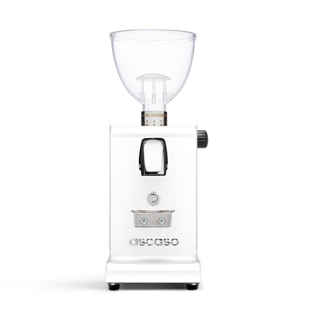 Ascaso i - STEEL Flat Burr Home Coffee Grinder, 54MM - White - EQUIPMENT - Specialty Coffee, Teas, and Syrups, Air - Roasted in Rockwall, Texas by Legendary Aviation Coffee Company