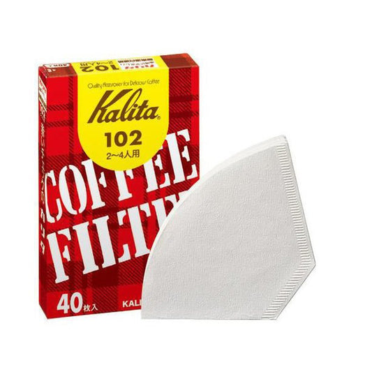 Kalita 102 Paper Filter White (40ct) - WARES - Specialty Coffee, Teas, and Syrups, Air - Roasted in Rockwall, Texas by Legendary Aviation Coffee Company