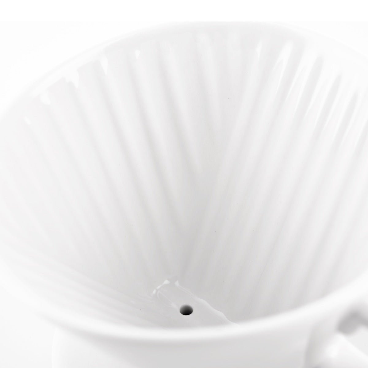 Kalita Style 102 Ceramic Coffee Dripper - White - WARES - Specialty Coffee, Teas, and Syrups, Air - Roasted in Rockwall, Texas by Legendary Aviation Coffee Company