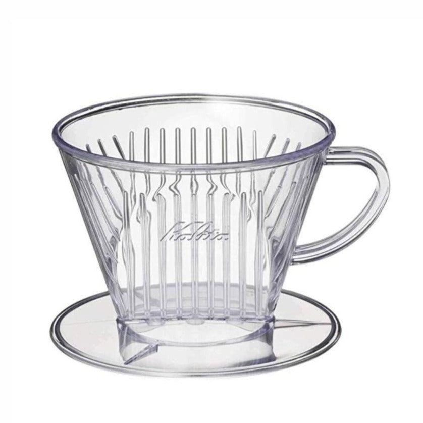 Kalita Style 102 Coffee Dripper - Clear Plastic - WARES - Specialty Coffee, Teas, and Syrups, Air - Roasted in Rockwall, Texas by Legendary Aviation Coffee Company
