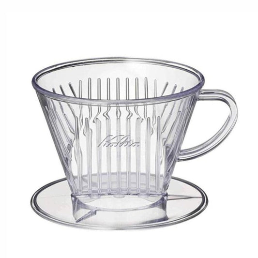Kalita Style 102 Coffee Dripper - Clear Plastic - WARES - Specialty Coffee, Teas, and Syrups, Air - Roasted in Rockwall, Texas by Legendary Aviation Coffee Company