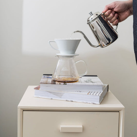 Kalita Wave Narrow Stainless Steel Gooseneck Kettle - 700ml - WARES - Specialty Coffee, Teas, and Syrups, Air - Roasted in Rockwall, Texas by Legendary Aviation Coffee Company