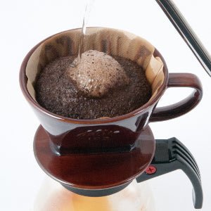 Kalita Style 102 Ceramic Coffee Dripper - Brown - WARES - Specialty Coffee, Teas, and Syrups, Air - Roasted in Rockwall, Texas by Legendary Aviation Coffee Company