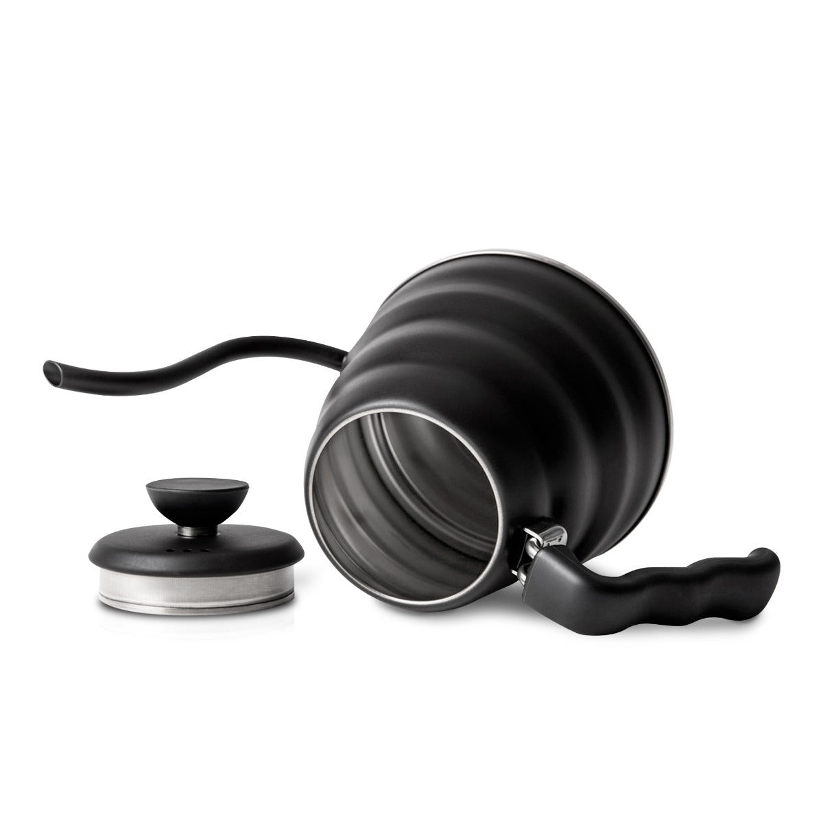 Hario Buono V60 Drip Kettle 1.2L - Matte Black - WARES - Specialty Coffee, Teas, and Syrups, Air - Roasted in Rockwall, Texas by Legendary Aviation Coffee Company