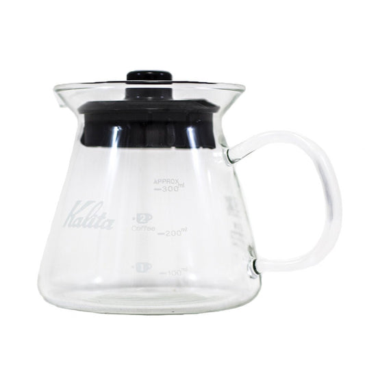 Kalita Wave Glass Coffee Server - 300ml - WARES - Specialty Coffee, Teas, and Syrups, Air - Roasted in Rockwall, Texas by Legendary Aviation Coffee Company