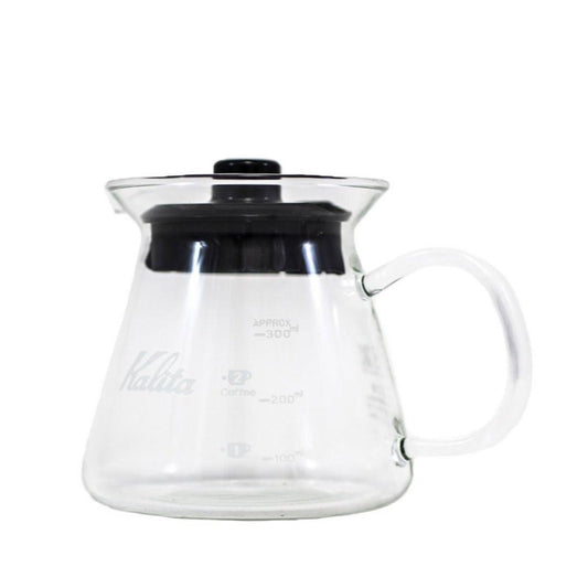 Kalita Wave Glass Coffee Server - 300ml - WARES - Specialty Coffee, Teas, and Syrups, Air - Roasted in Rockwall, Texas by Legendary Aviation Coffee Company