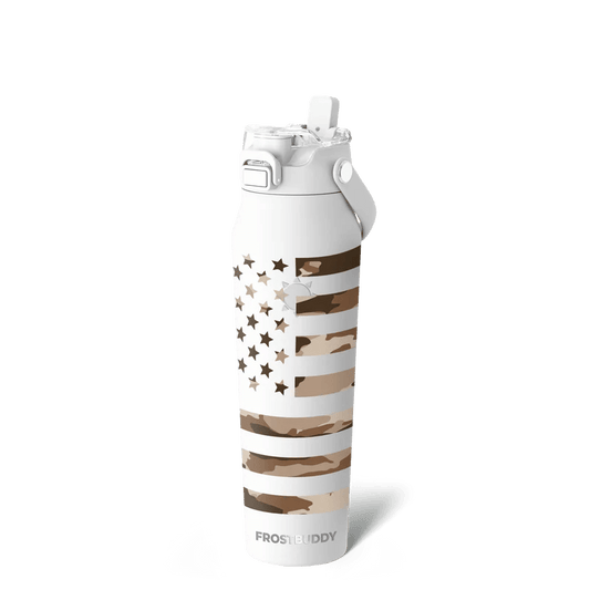 Legendary Bottle Buddy 32oz | Gunmetal Glory Hydration Bottle - Mugs - Specialty Coffee, Teas, and Syrups, Air - Roasted in Rockwall, Texas by Legendary Aviation Coffee Company