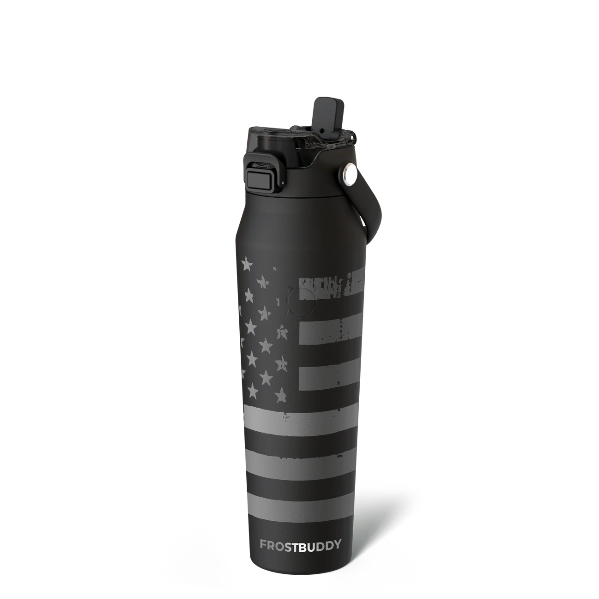 Legendary Gunmetal Flag | Mission-Ready To-Go Insulated Tumbler