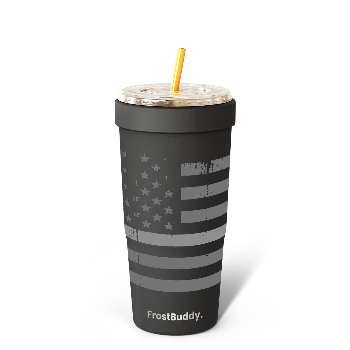 Legendary Gunmetal Flag Tumbler | All - Mission | Ready To - Go - Mugs - Specialty Coffee, Teas, and Syrups, Air - Roasted in Rockwall, Texas by Legendary Aviation Coffee Company