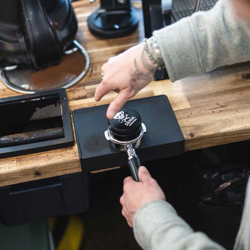 Espresso Distribution Tool & Leveler - Black, 58mm - WARES - Specialty Coffee, Teas, and Syrups, Air - Roasted in Rockwall, Texas by Legendary Aviation Coffee Company