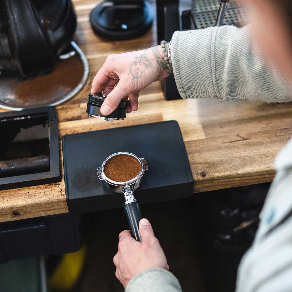 Espresso Distribution Tool & Leveler - Black, 58mm - WARES - Specialty Coffee, Teas, and Syrups, Air - Roasted in Rockwall, Texas by Legendary Aviation Coffee Company
