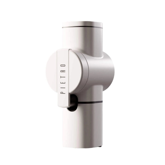 Pietro Manual Coffee Grinder - White - WARES - Specialty Coffee, Teas, and Syrups, Air - Roasted in Rockwall, Texas by Legendary Aviation Coffee Company