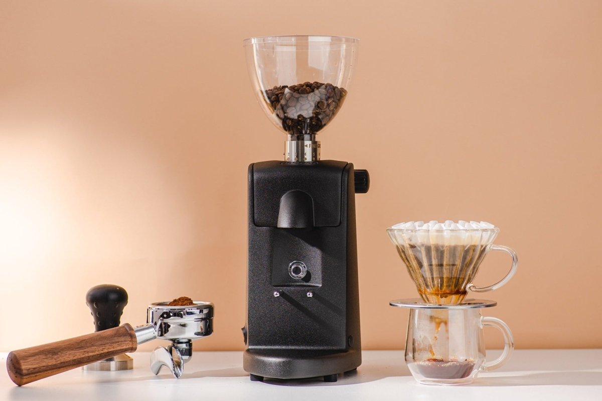 Ascaso i - mini Flat Burr Home Coffee Grinder, 54MM - Black - EQUIPMENT - Specialty Coffee, Teas, and Syrups, Air - Roasted in Rockwall, Texas by Legendary Aviation Coffee Company
