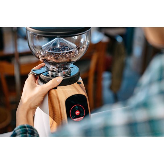 AllGround Sense All Purpose Home Coffee Grinder - White w/ Wood - EQUIPMENT - Specialty Coffee, Teas, and Syrups, Air - Roasted in Rockwall, Texas by Legendary Aviation Coffee Company