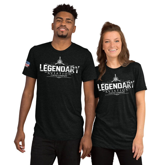 Legendary Tri - Blend T-Shirt - T-shirt - Specialty Coffee, Teas, and Syrups, Air - Roasted in Rockwall, Texas by Legendary Aviation Coffee Company