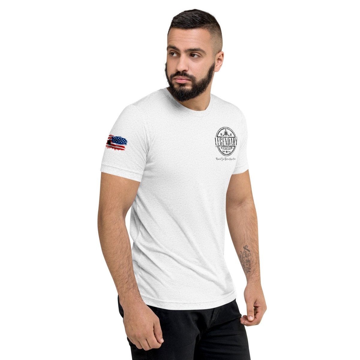 Branded Short Sleeve T-shirt - Legendary Aviation Coffee Company - T-shirt