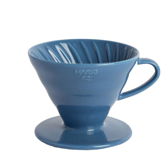 V60 Ceramic Coffee Dripper 02 - Light Blue - WARES - Specialty Coffee, Teas, and Syrups, Air - Roasted in Rockwall, Texas by Legendary Aviation Coffee Company