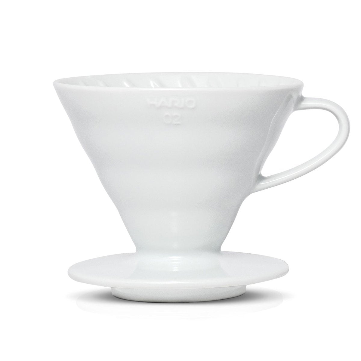 V60 Ceramic Coffee Dripper 02 - White - WARES - Specialty Coffee, Teas, and Syrups, Air - Roasted in Rockwall, Texas by Legendary Aviation Coffee Company