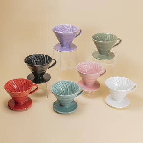 V60 Ceramic Coffee Dripper 02 - Turquoise - WARES - Specialty Coffee, Teas, and Syrups, Air - Roasted in Rockwall, Texas by Legendary Aviation Coffee Company