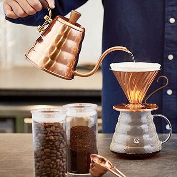 V60 Copper Coffee Dripper 02 - WARES - Specialty Coffee, Teas, and Syrups, Air - Roasted in Rockwall, Texas by Legendary Aviation Coffee Company