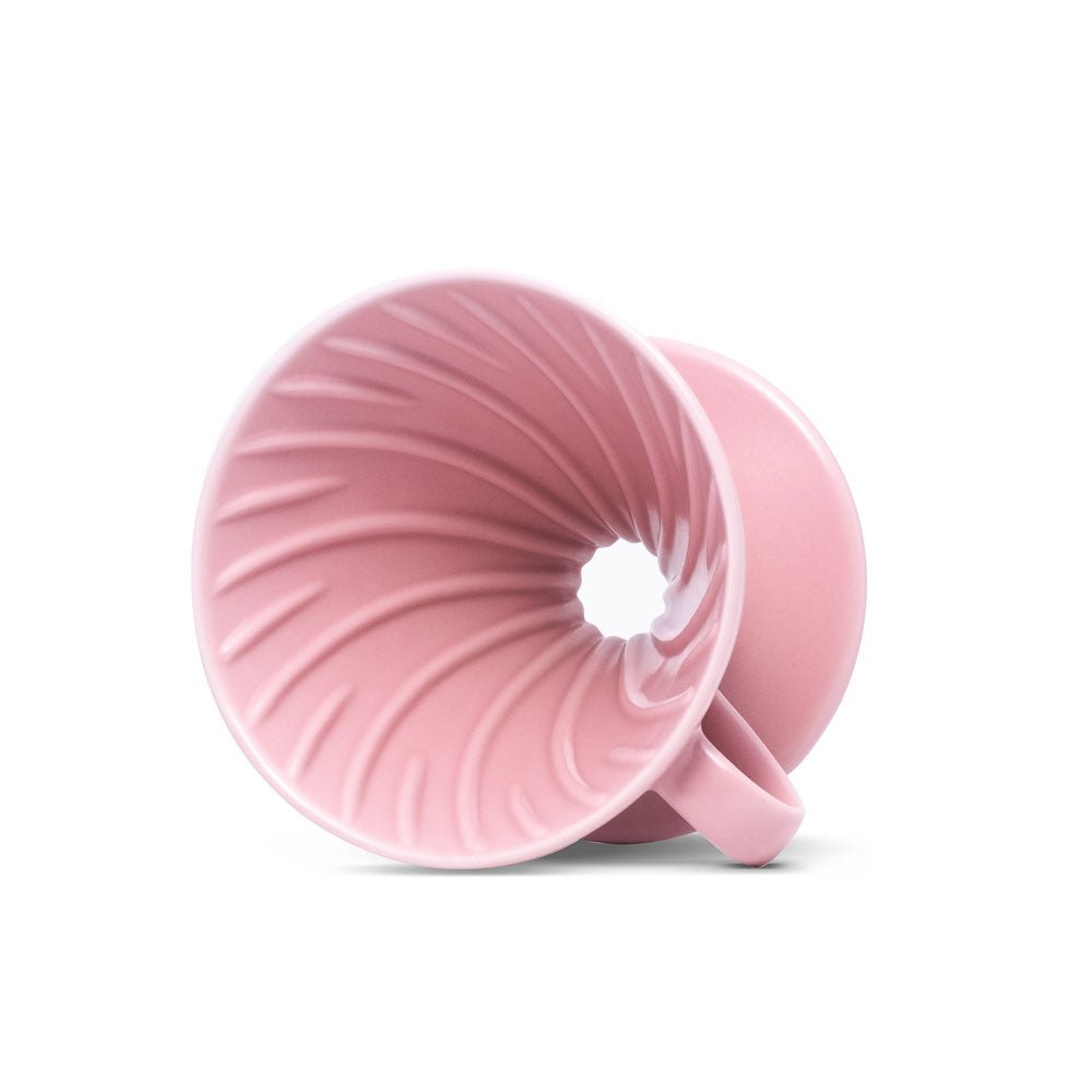 V60 Ceramic Coffee Dripper 02 - Pink - WARES - Specialty Coffee, Teas, and Syrups, Air - Roasted in Rockwall, Texas by Legendary Aviation Coffee Company