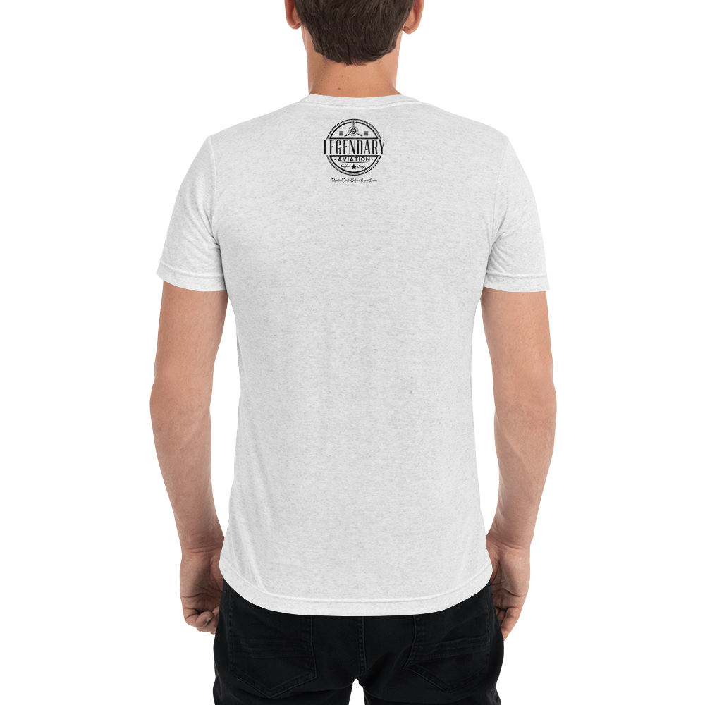Tri - Blend T-Shirt - Clear Prop! - Legendary Aviation Coffee Company - T-shirt