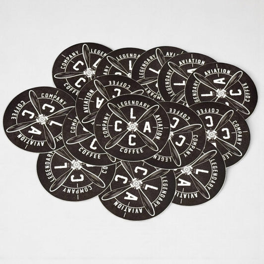 Boujee Stickers - Legendary Aviation Coffee Company