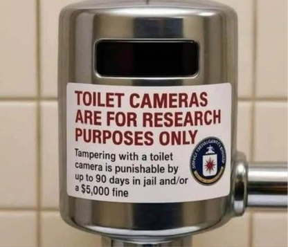 FBO Toilet Camera Stickers (SATIRE ONLY)