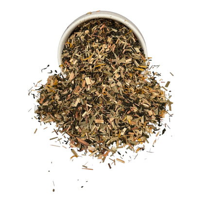 Sunshine Susie Jasmine Citrus Green Tea by Legendary Aviation Coffee Company in Rockwall, Texas – a refreshing green tea blend with bright citrus flavors and aromatic jasmine, perfect for a light, uplifting brew