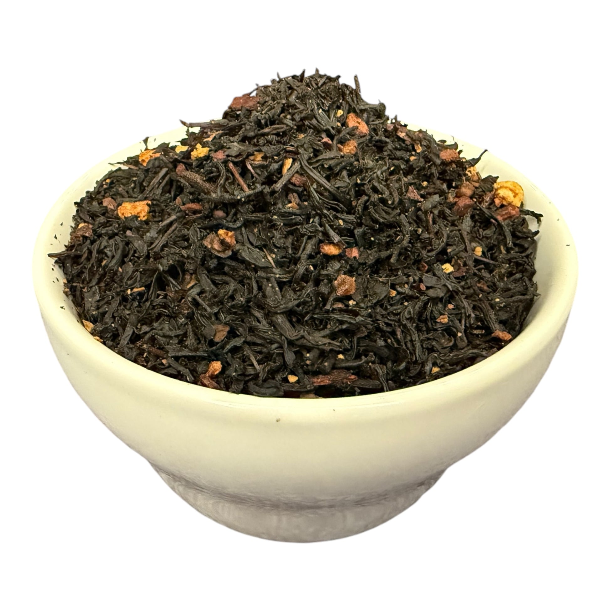 Cinnamon Blaze Betty Tea by Legendary Aviation Coffee Company in Rockwall, Texas – specialty black tea blend with cinnamon and orange peel from RoyalNY, perfect for cozy sipping or gifting.