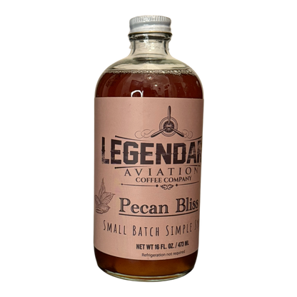 Legendary Pecan Bliss - Exclusive Syrup by Legendary Aviation Coffee and Pink House Alchemy