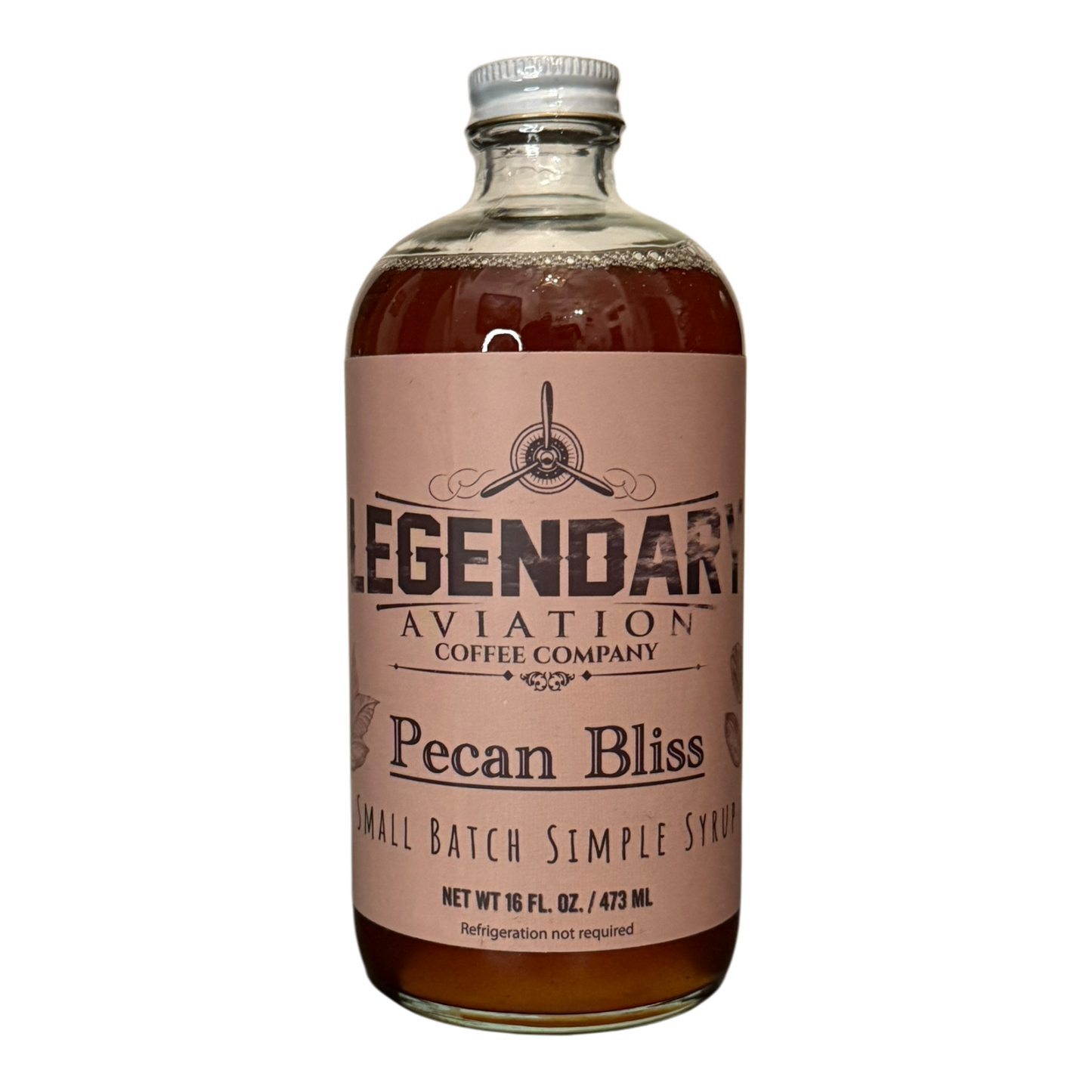 Legendary Pecan Bliss - Exclusive Syrup by Legendary Aviation Coffee and Pink House Alchemy