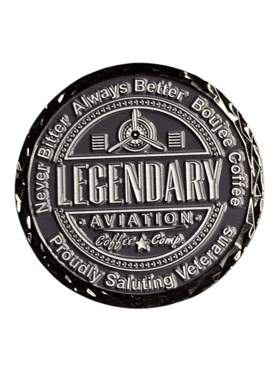 SR-71 Blackbird Challenge Coin | Hand-Stamped USA Made | Legendary