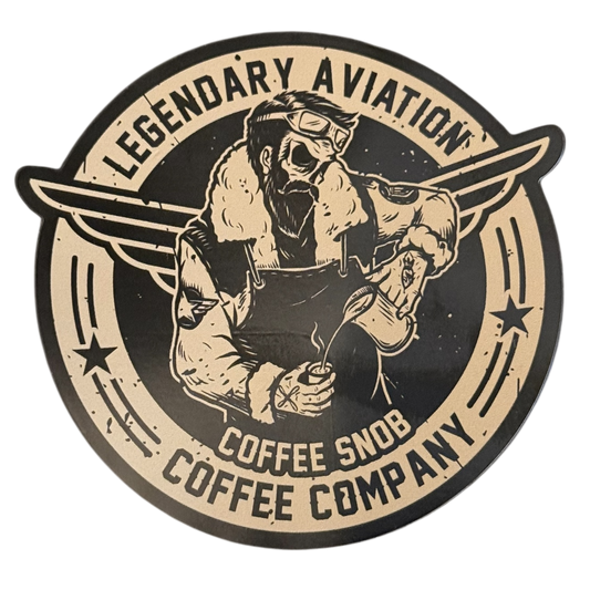 Coffee Snob Squadron Magnet – Legendary Aviation Coffee